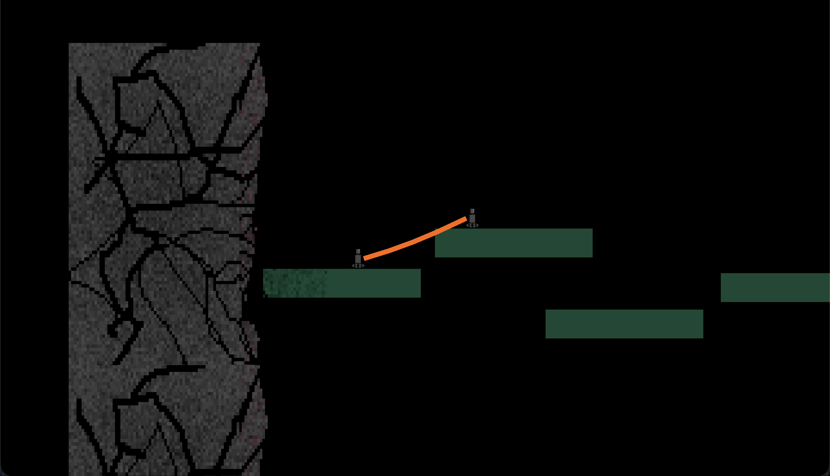 Screenshot showing the first level